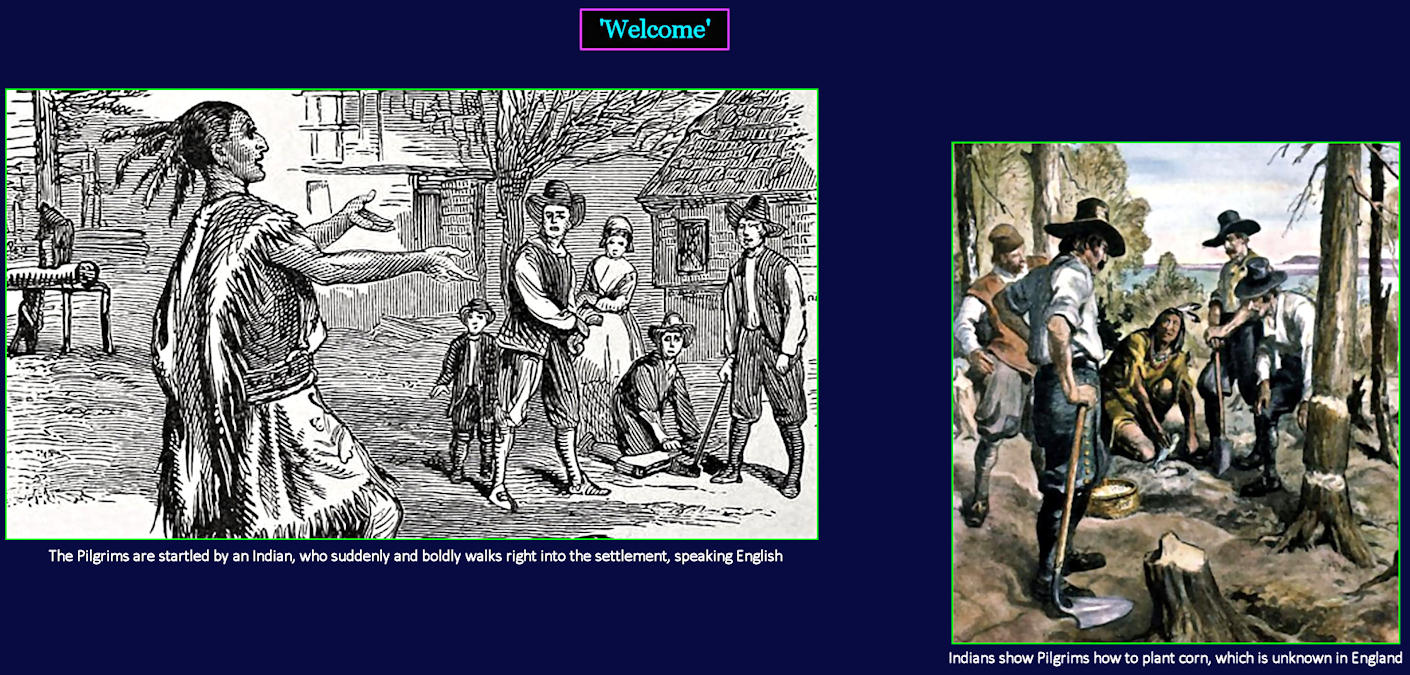 Squanto, Indian translator, 1621